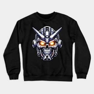 Biomech Skull S01 D50 Crewneck Sweatshirt